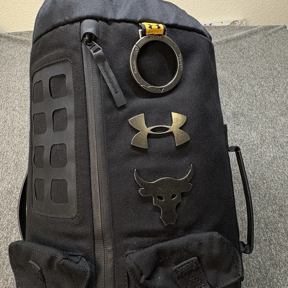 Under Armour Project Rock 60 Bag Backpack Rucksack Gym Duffle Travel School